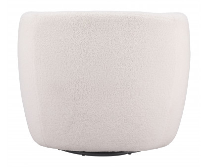 ZUO Govan Swivel Chair - Ivory