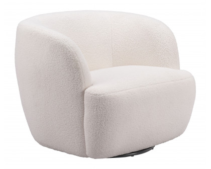 ZUO Govan Swivel Chair - Ivory