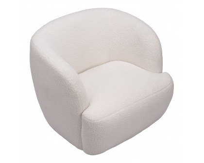 ZUO Govan Swivel Chair - Ivory