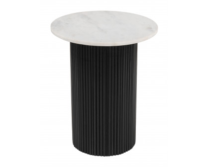 ZUO - Izola Side Table in White/Black