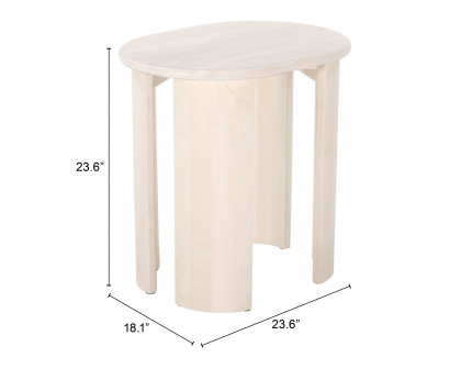 ZUO - Risan Side Table in Natural