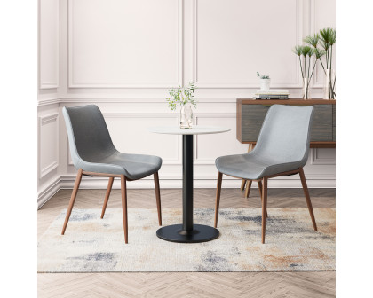 ZUO Magnus Dining Chair (Set of 2) - Slate Gray/Walnut