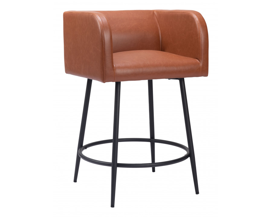 ZUO Horbat Counter Stool (Set of 2) - Brown