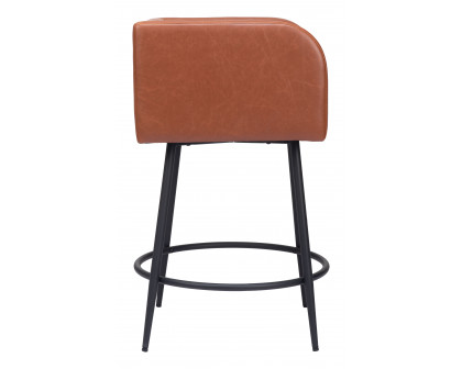 ZUO Horbat Counter Stool (Set of 2) - Brown