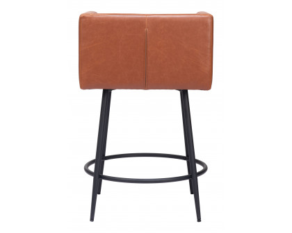 ZUO Horbat Counter Stool (Set of 2) - Brown