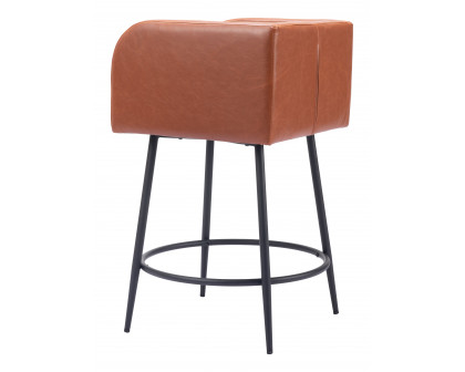 ZUO Horbat Counter Stool (Set of 2) - Brown