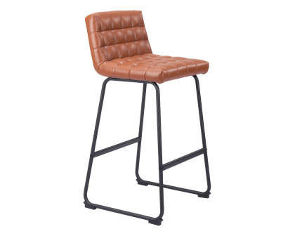 ZUO Pago Barstool (Set of 2) - Brown