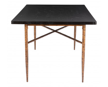 ZUO - Nida Dining Table in Black/Bronze