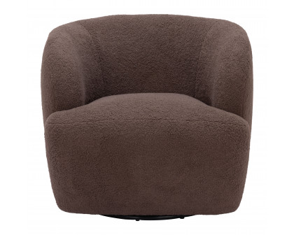 ZUO Govan Swivel Chair - Brown