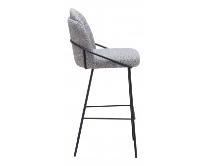 ZUO Jambi Barstool (Set of 2) - Black/White