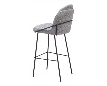 ZUO Jambi Barstool (Set of 2) - Black/White