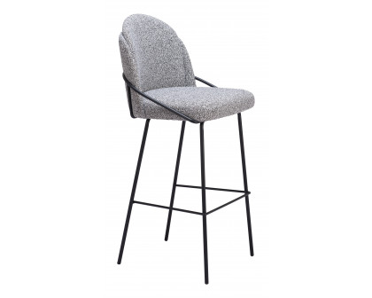 ZUO Jambi Barstool (Set of 2) - Black/White