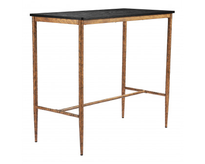 ZUO - Nida Bar Table in Black/Bronze