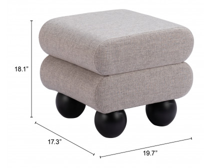 ZUO - Davao Ottoman in Gray