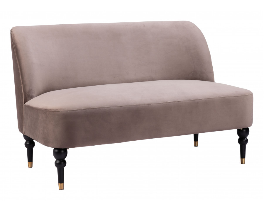 ZUO - Bintulu Loveseat in Taupe