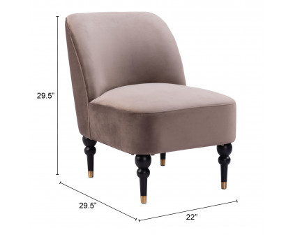 ZUO - Bintulu Accent Chair in Taupe