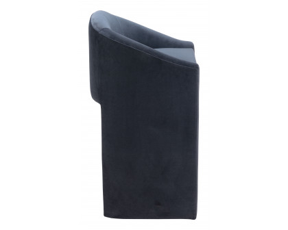 ZUO - Emas Barstool in Midnight Gray