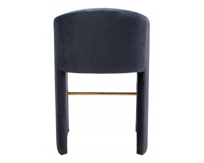 ZUO - Emas Barstool in Midnight Gray