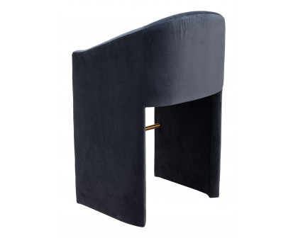 ZUO - Emas Barstool in Midnight Gray