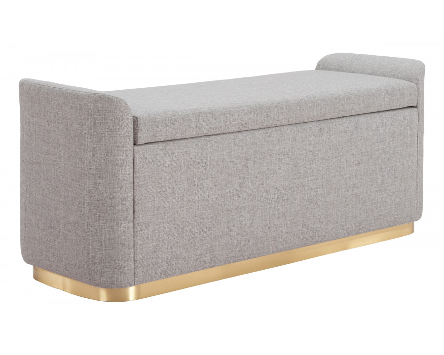 ZUO - Dobo Storage Bench in Gray