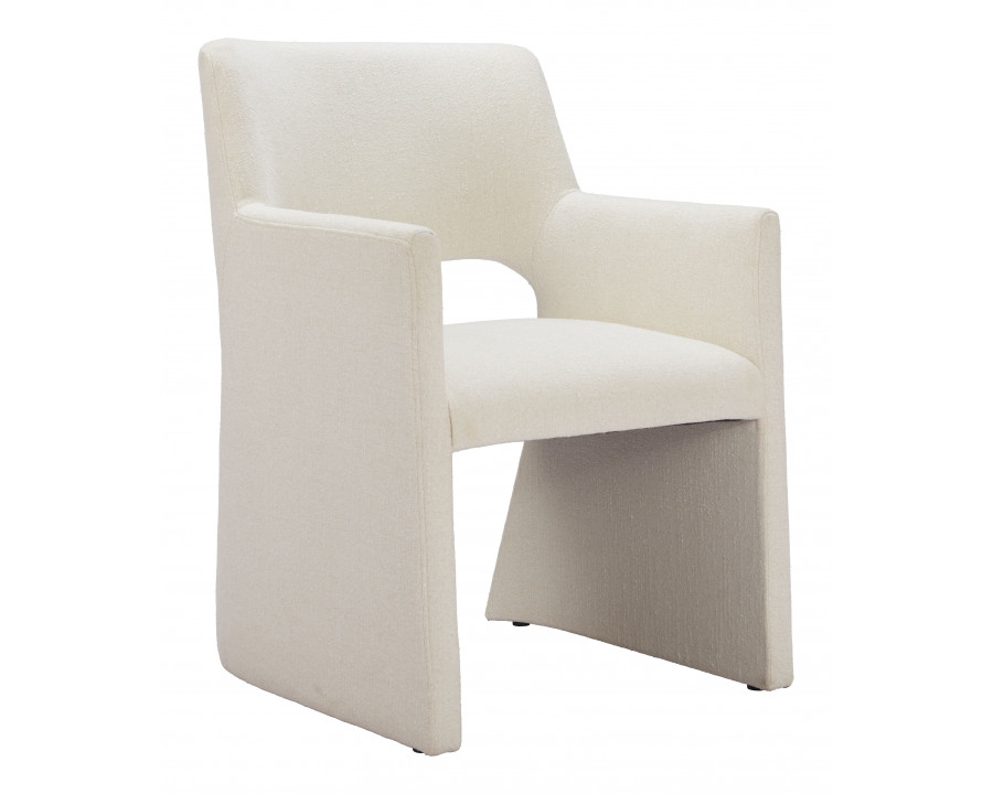 ZUO - Minet Dining Chair in Linen White