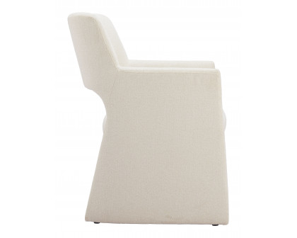 ZUO - Minet Dining Chair in Linen White