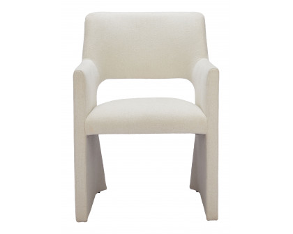 ZUO - Minet Dining Chair in Linen White