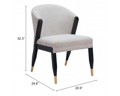 ZUO - Pula Dining Chair in Misty Gray