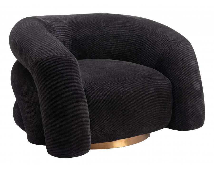 ZUO - Havn Accent Chair in Black