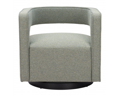 ZUO - Turku Swivel Chair in Sage Green