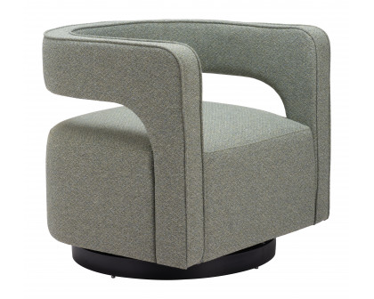 ZUO - Turku Swivel Chair in Sage Green