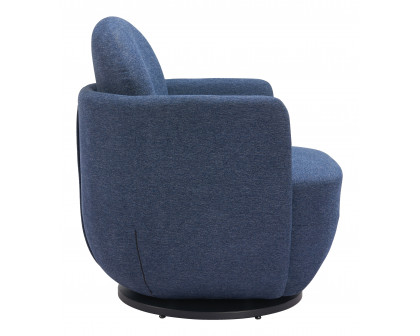 ZUO Bant Swivel Chair - Blue