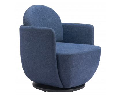 ZUO Bant Swivel Chair - Blue