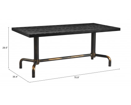 ZUO - Neum Dining Table in Black