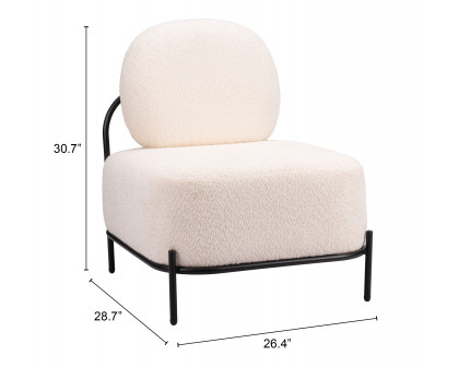 ZUO - Arendal Accent Chair in Vanilla