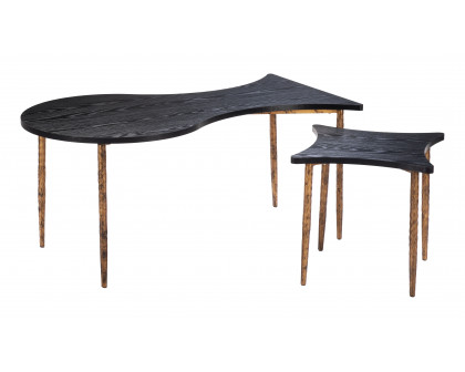 ZUO - Norden Coffee Table Set (2-Piece) in Black/Bronze