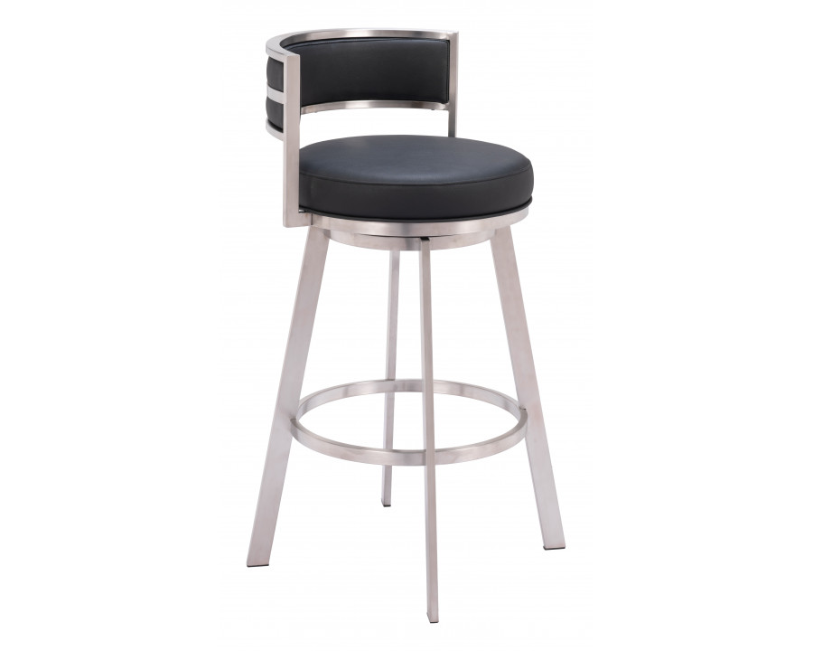 ZUO - Gimsby Swivel Barstool in Black