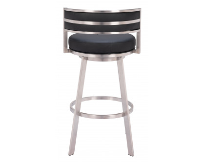 ZUO - Gimsby Swivel Barstool in Black