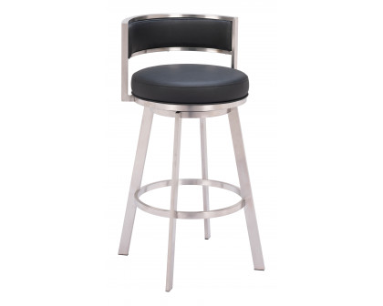 ZUO - Gimsby Swivel Barstool in Black