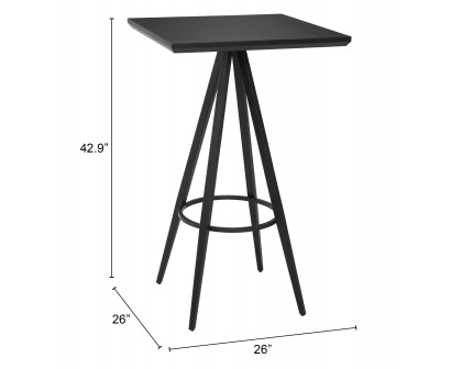 ZUO - Tinos Bar Table in Black