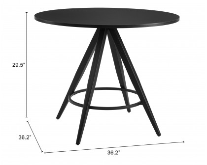 ZUO - Dinos Dining Table in Black