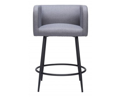 ZUO Horbat Counter Stool (Set of 2) - Gray