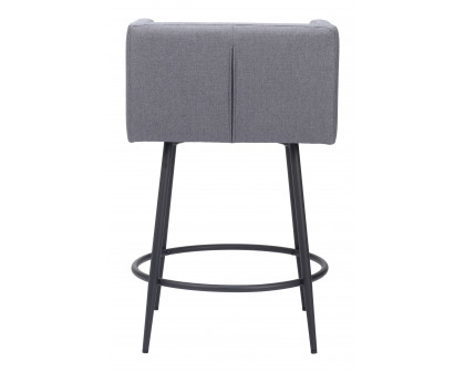 ZUO Horbat Counter Stool (Set of 2) - Gray