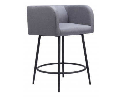 ZUO Horbat Counter Stool (Set of 2) - Gray