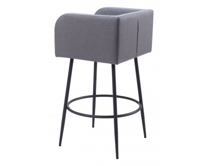 ZUO Horbat Barstool (Set of 2) - Gray