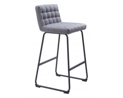 ZUO Pago Barstool (Set of 2) - Gray