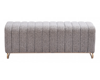 ZUO - Pender Bench in Stone Gray