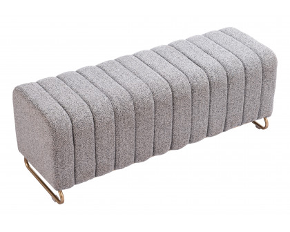 ZUO - Pender Bench in Stone Gray