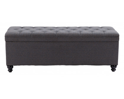 ZUO - Halifax Storage Bench in Gravel Gray