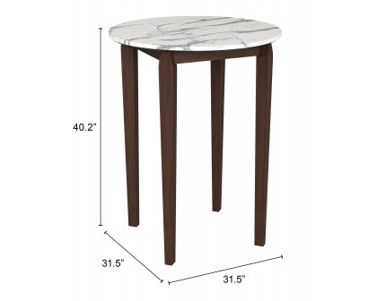 ZUO - Vernon Bar Table in White